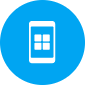 Elderly Watching Tablet